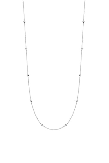 Sterling Silver Station Chain