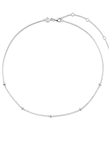 Sterling Silver Station Chain