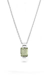 Emerald Green Amethyst Pendant