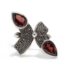 Sterling Silver Kir Collection Garnet Ring