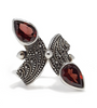 Sterling Silver Kir Collection Garnet Ring