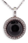 Sterling Silver Onyx Pendant