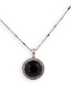 Sterling Silver Onyx Pendant