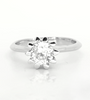 Sterling Silver White Topaz Tulip Ring