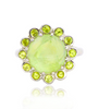 Sterling Silver Cabochon Peridot Ring