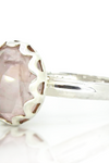 Sterling Silver Rose Quartz Ring