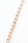 14kt YG Moissanite Tennis Bracelet