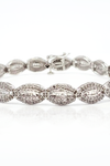 10kt WG Estate Diamond Bracelet