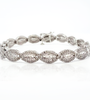 10kt WG Estate Diamond Bracelet