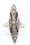 Sterling Silver Estate Vintage Style Ring