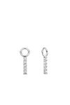 Sterling Silver Ti Sento Milano Hoop Earring Charms