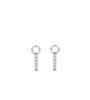 Sterling Silver Ti Sento Milano Hoop Earring Charms